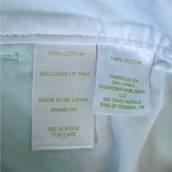 Lilly Pulitzer Buttercup Short. Size 4. Minty green. 100% cotton. Scalloped hem. - Picture 10 of 10